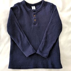 Thick waffle knit shirt